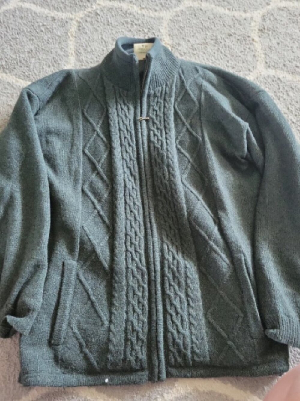 Womens size XL full zip sweater jacket